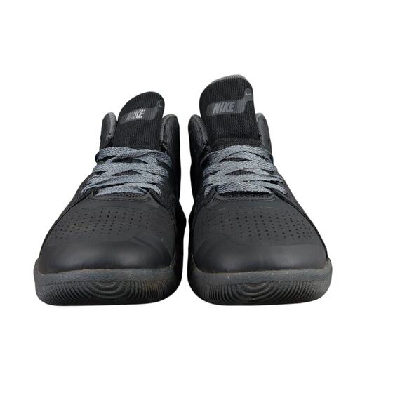 Nike Shoes Mens 9 Athletic Trainer Fly By Mid 2 Black Dark Grey Basketball Sport - Picture 3 of 12
